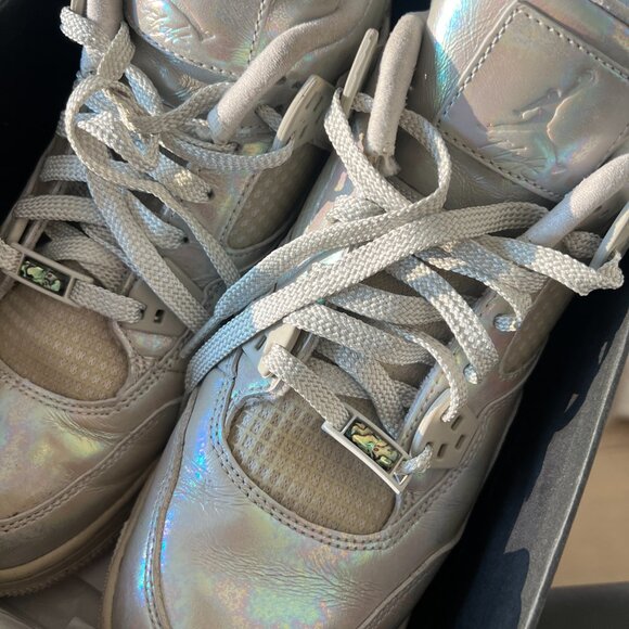 Air Jordan 4 Retro GG Pearl Sz 7Y/8.5 US Women - Picture 4 of 6